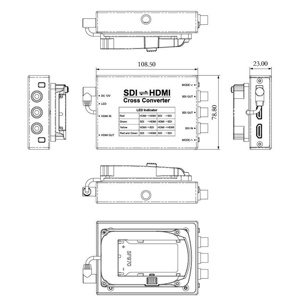 ตัวแปลงสัญญาณ SEETEC SCH Professional SDI เป็น <span class=keywords><strong>HDMI</strong></span> แบบสองทิศทาง สำหรับการออกอากาศและสตรีมสด รองรับ OEM/ODM จากโรงงานโดยตรง พร้อมบริการติดโลโก้ - Product Image 6