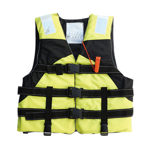 เสื้อชูชีพยามาฮ่าแบบสะท้อนแสง ผ้า Oxford 150N ได้รับการรับรองมาตรฐาน CE สำหรับเรือตกปลา  สามารถปรับแต่งได้ - Product Image 1
