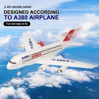 2.4G avion télécommandé 2.5CH EPP avion en polystyrène Durable avion RC avion pour enfants garçons filles modèle Airbus A380