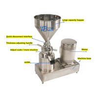 Broyeur Colloïdal Industriel en Acier Inoxydable de Qualité Alimentaire, Type Split, pour Beurre de Cacahuète, Pâte de Sésame, Confiture de Fruits, Sauce Pimentée