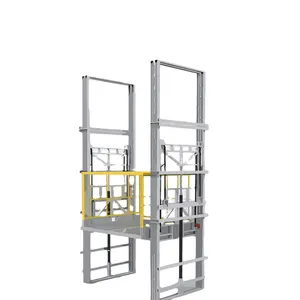 300kg-1000kg Ascenseur de cargaison vertical Entrepôt Ascenseur de cargaison à deux postes Ascenseur de marchandises hydraulique pour la construction