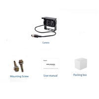 Remolque camión semi 18PCs IR luz visión nocturna CMOS AHD CCD chip camión cámara trasera