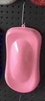 Paquet d'échantillon de peinture de revêtement en poudre électrostatique rose 500g or et 500g poudre transparente pour peinture de bateau et de meubles en acier au carbone