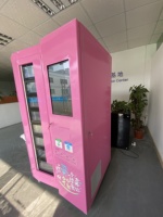 Machine à vendre chariot de fleur Rose lys, livraison gratuite avec récepteur de billets de banque et donner le paiement, sans travailleurs