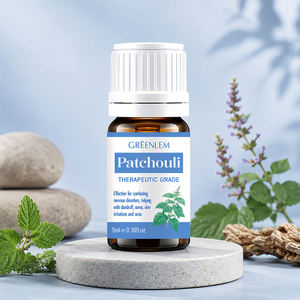 Huile essentielle de patchouli pressée à froid, qualité thérapeutique, 100% pure et naturelle, hydratante, parfum frais, 5 ml pour le soin de la peau du corps - Product Image 1
