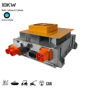 Sạc thông minh OBC làm mát bằng quạt 1 pha và 3 pha 10KW, 96V 80A, dành cho xe điện và thuyền - Product Image 1