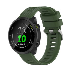 <span class=keywords><strong>Bracelet</strong></span> de montre en silicone de remplacement 20 mm pour <span class=keywords><strong>Garmin</strong></span> <span class=keywords><strong>Forerunner</strong></span> 158 <span class=keywords><strong>55</strong></span> Montre intelligente - Product Image 5