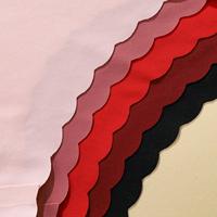 Ensemble de 5 pièces de sous-vêtements pour femmes, style euro-américain, sans couture, respirant, couleur rouge unie, en coton tricoté/nylon