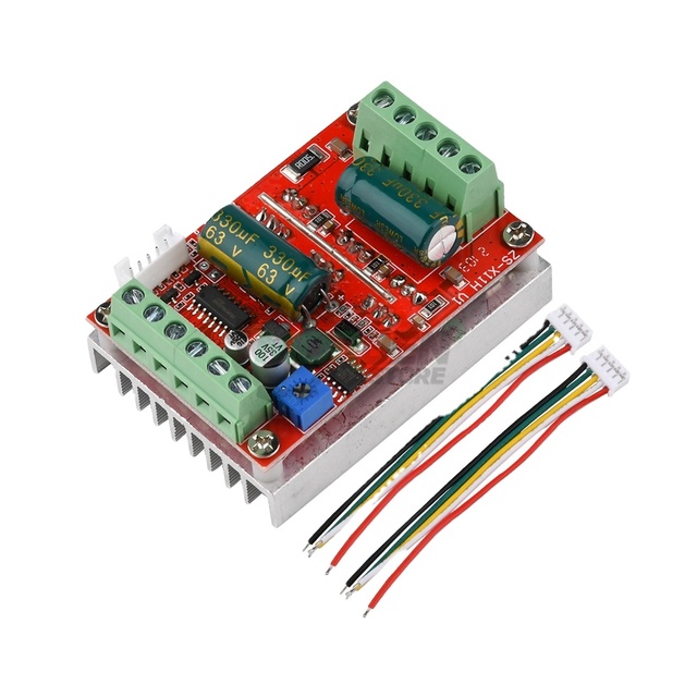 Dc 6-60v 400w Bldc Controller Three Phase Brushless Dc Motor Controller PWM Hall  Driver Bldc Motor Speed Controller and Cw/ccw