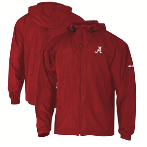 Compre Chaqueta Cortavientos Personalizada Alabama Columbia Golf Prodigy con Cierre Completo - Product Image 1