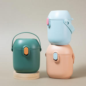 Conteneur portable pour lait infantile, grande forme de gourde, sans BPA, avec poignée, pour nouveau-nés de 0 à 12 mois, en matériau PP - Product Image 4