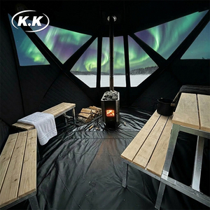 <span class=keywords><strong>Tente</strong></span> de sauna portable d'extérieur étanche en Oxford 600D à <span class=keywords><strong>3</strong></span> couches pour 6 à 8 personnes, modèle OEM Kawagebo Kamp (KK) - Product Image 4