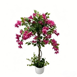 High Quality Real Touch Artificial Silk Bougainvillea <b>Trees</b> Durable Indoor Desktop Plants - Product Image 1