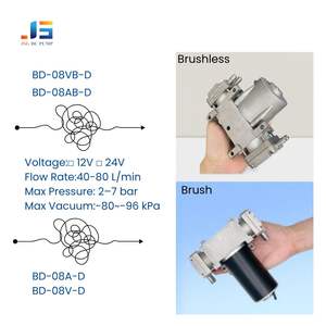 Mini <span class=keywords><strong>pompe</strong></span> à piston <span class=keywords><strong>12V</strong></span> 24V haute pression DC moteur sans balais en alliage d'aluminium <span class=keywords><strong>pompe</strong></span> à air et à <span class=keywords><strong>vide</strong></span>-80kPa 80L/min - Product Image 4