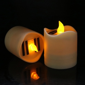 <b>Solar</b> <b>Candles</b> Light Tea Lamps Flicker <b>Candles</b> Flameless Outdoor Waterproof LED Light Halloween Home Decoration Supplies - Product Image 5