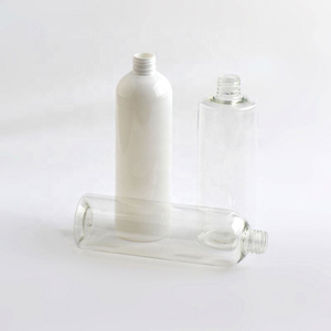 Plastic cylinder PET squeeze <b>bottle</b> Clear squeeze <b>bottle</b> with cap Body wash shampoo lotion packaging - Product Image 5