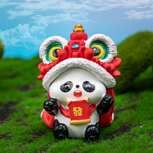 Yu Mo Lucky <b>Bear</b> Tuan Tuan Blind Box 6Pcs Set <b>Cute</b> Panda Dolls Desktop Decor Gift for Kids - Product Image 3