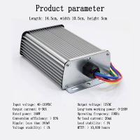 Olmayan izole 30-120V 12V 30A DC Buck dönüştürücü adım-aşağı modülü 360W endüstriyel güç kaynağı invertör ev klima motoru