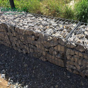 Mur de gabion galvanisé plongé à chaud rempli de <span class=keywords><strong>pierre</strong></span> de soutènement d'installation facile de fabricant - Product Image 3