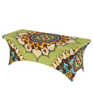 Tùy chỉnh cao cấp in nhiều Kích thước bảng vải phong cách quốc gia Bohemian Cổ Điển Sọc dày đàn hồi bảng Bìa - Product Image 3