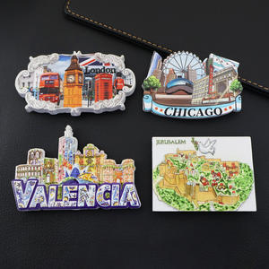 מפעל פרסום מותאם אישית 3d polyresin איטליה מגנט מקרר עיר מגנטים למקרר למקרר המזכרות תיירים - Product Image 3