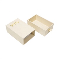 Boîte à savon écologique en papier enduit OEM, huile de soja, encre, emballage de barre de savon, boîte de tiroir cadeau