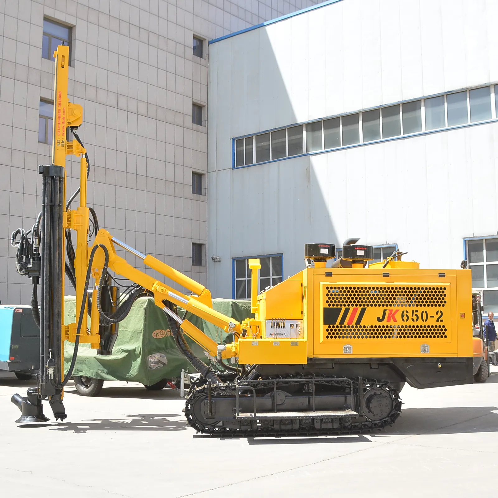 Jk650 Hydraulische Dth Machine Te Koop Filippijnen Kolenmijnbouw Boormachine Mijnbouw Explosieven Mijn Boorplatform