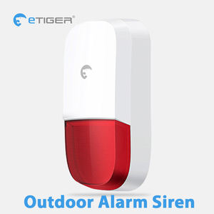 Accesorios inalámbricos Etiger de 433mhz, detector de humo, alarma de contacto de puerta, sirena para sistema de seguridad del hogar S3B contra intrusos - Product Image 5
