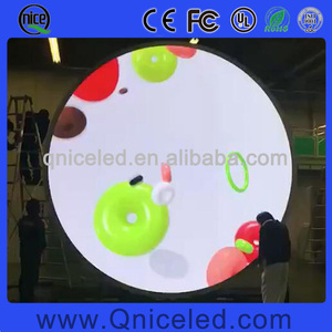 Grand écran d'affichage rond de télévision LED P10 P8 P6 P5 P4 P3, étanche, format géant, pour l'extérieur - Product Image 2