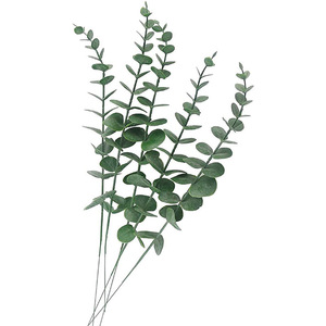 Foglie di <span class=keywords><strong>eucalipto</strong></span> ornamenti decorativi per la casa matrimonio abbinamento fiori realistici steli di fogliame artificiale - Product Image 1