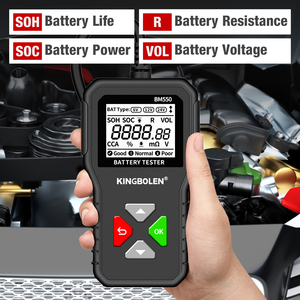 KINGBOLEN BM550 Car <b>Battery</b> Tester OBD2 6V 12V <b>24V</b> 100-2000 2Ah-220Ah <b>Battery</b> System Detect Auto <b>Battery</b> Analyzer Car Diagno - Product Image 4