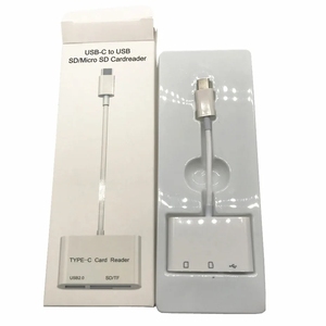 ชนิด C Micro SD TF การ์ดรีดเดอร์ Android OTG อะแดปเตอร์สำหรับ MacBook สำหรับ <span class=keywords><strong>Samsung</strong></span> Note8 S8 S9สำหรับ Huawei P20 PLUS (กับแพคเกจขายปลีก) - Product Image 1