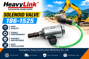 Válvula Solenoide de 24V 186-1525, Repuesto para Excavadora, Válvula de Control Hidráulico para CAT 120H 140H 160H 515 525 535B - Product Image 3