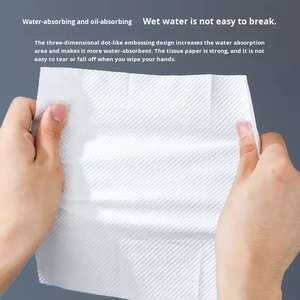 Serviettes de toilette jetables en boîte, en pâte de bois vierge épaissie, personnalisées pour centres commerciaux, hôtels, toilettes, salles de bain et KTV - Product Image 4