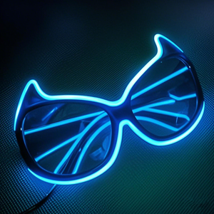 <strong>Top</strong> Fashion Devil Luminous Led Glasses Creative Festival Led Light up Glasses for Party Supplies - Product Image 3