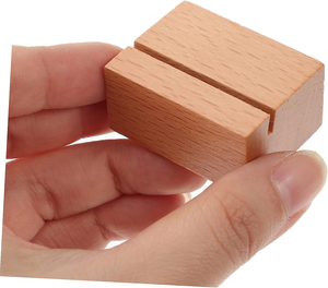 Supports de cartes de table modernes en bois de hêtre massif pour mariages, anniversaires et décoration intérieure – Vente en gros - Product Image 4