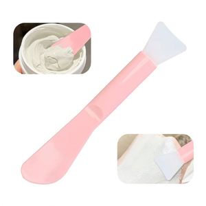 Cepillo Plano de Silicona de Doble Cabeza, Cepillo Facial Suave con Mango de Plástico, Aplicador de Mascarillas de Silicona 2 en 1 - Product Image 3