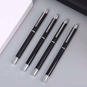 Stylo bille en métal de haute qualité, encre noire 0,5 mm, vente en gros pour hôtel, logo personnalisé, cadeau - Product Image 2