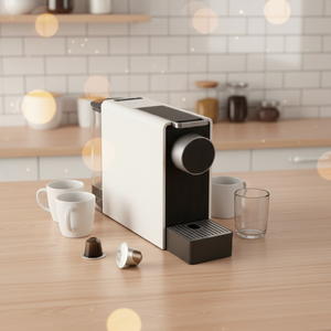 <span class=keywords><strong>Cafetera</strong></span> <span class=keywords><strong>Espresso</strong></span> Portátil Mini, 19 Bares de Presión, Carcasa de Aluminio, Control de Temperatura Programable, Uso Doméstico, Ahorro de Energía - Product Image 3