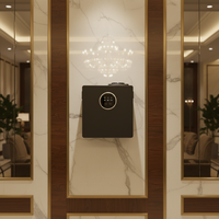 Diffuseur d'huiles essentielles d'aromathérapie, machine à parfum HVAC en métal avec application WIFI électrique, collection d'hôtel personnalisée