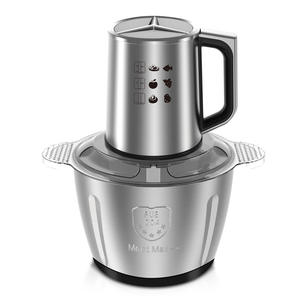 Hachoir Électrique Portable Multifonctionnel 3L en Acier Inoxydable avec Poignée pour Viande, Légumes et Ail - Product Image 2