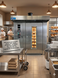 Nuevo Diseño Horno de Panadería con IA, Motor de Ventilación de Gas, Carro Giratorio y Horno de Vapor con Quemador - Product Image 2