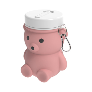 Bouteille de bain pour bébé à bec rétractable souple de 300 ml - Design de dessin animé mignon, portable et sûr - Product Image 3