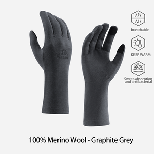 PELLIOT <span class=keywords><strong>Gants</strong></span> d'extérieur pour <span class=keywords><strong>homme</strong></span> en laine mérinos, coupe-vent, ski, randonnée, cyclisme, course à pied, <span class=keywords><strong>gants</strong></span> pour femme - Product Image 6