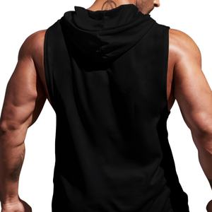 Wholesale Gym Tank Top Men Casual Summer Vest Style Sportswear Lightweight Material <b>Drop</b> Armhole Cut Crew Neck Tank Tops for Men - Product Image 2