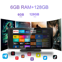 SEMAITU Autoradio portable 10,36 pouces Android 13 6+128G avec CarPlay et Android Auto sans fil, écran tactile IPS, émetteur FM