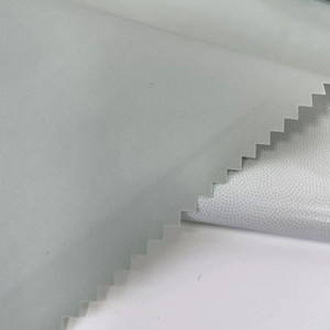 Tela de Poliéster Pongee Laminada con TPU Transpirable Blanca de 300t, Precio <span class=keywords><strong>por</strong></span> <span class=keywords><strong>Metro</strong></span>, Tela de Poliéster Pongee Laminada con TPU Impermeable - Product Image 1