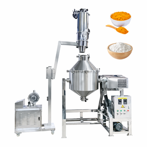 Mezclador de Doble Cono Automático de Acero Inoxidable sin Polvo, Alimentador de Vacío con Motor AC y Engranajes, Capacidad de 200L para Mezclar Polvo, Productos Químicos y Plásticos - Product Image 1