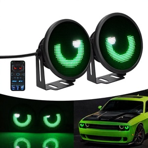 Luces Antiniebla LED Dinámicas con Ojos de Ángel, Lámpara Ambiental RGB, Control por Aplicación, Accesorio de Luz para Automóvil, Modificación DIY - Product Image 4