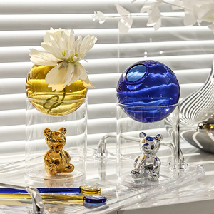 Flower Vases New Colorful Clear Luxury Acrylic Modern Plastic Nordic Wedding Decor Glass & Crystal Flower Vases For Home Decor